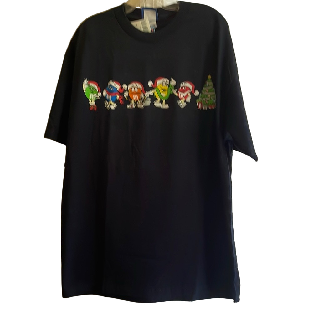 M&M'S Black and Blue Short Sleeve Tees with Graphic Print